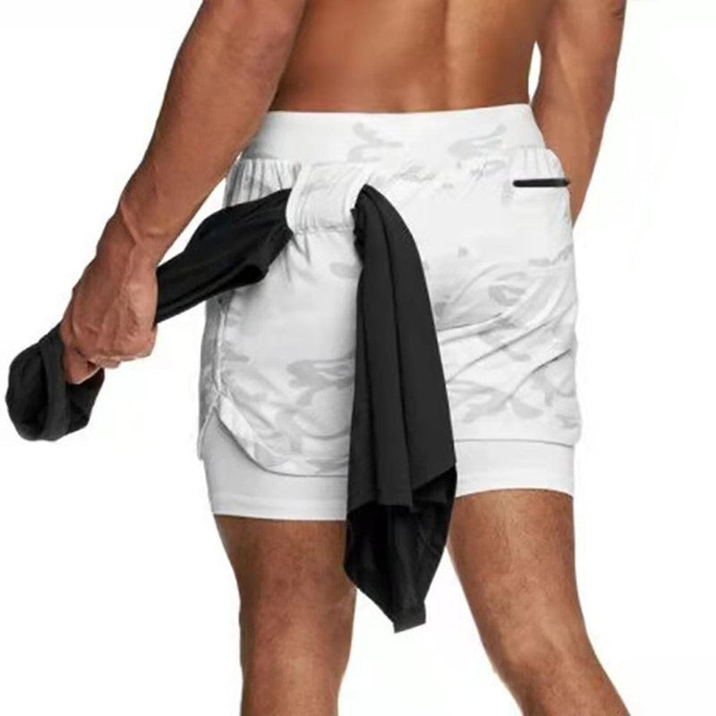 Shorts Masculino 2 em 1 com Suporte Para celular - ProSport / Estilo e Funcionalidade em um Só Produto!
