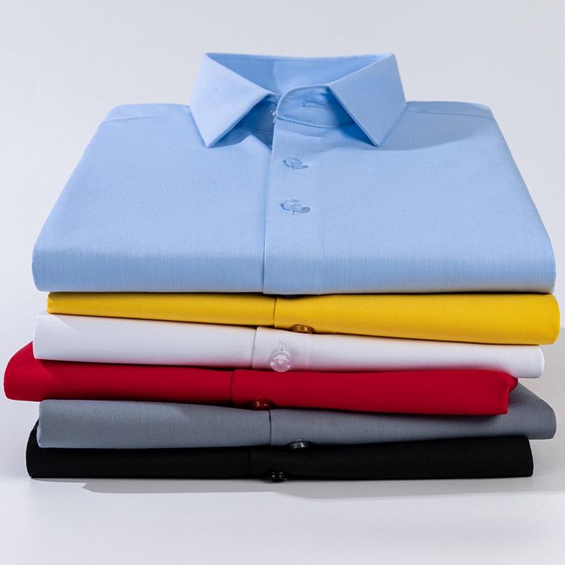 Camisa Social Lisa Em Fibra de Bambú - EcoChic / Descubra o Conforto Absoluto com Nossa Camisa Social em Fibra de Bambu!